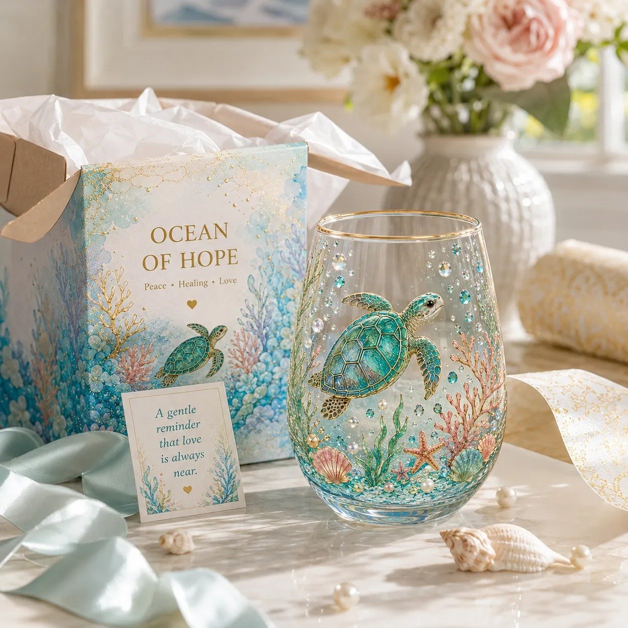Limited Edition 2026 Garden Morning Bliss Glass Tea Cupâď¸â