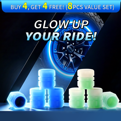 🔥💡Cool Glowing Tire Valve Caps – Instantly Upgrade Your Wheels