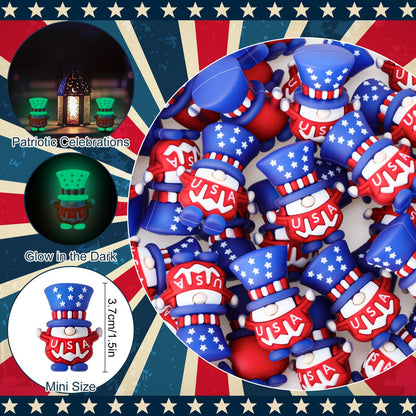 🎁 Patriotic Gnomes Figures 4th of July Gift