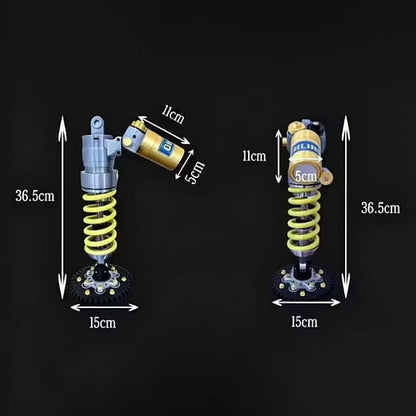 Ohlins-Inspired Suspension Shock Absorber Desk Lamp, Adjustable LED Light for Gamers & Car Enthusiasts