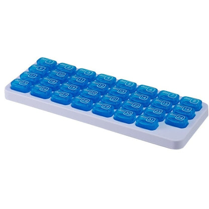 💪31-Day Detachable Monthly Pill Organizer