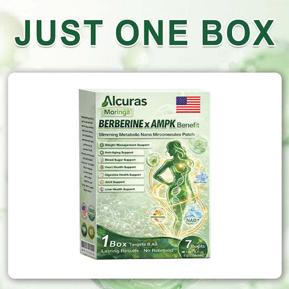 🎁🎁Alcuras® Moringa 8-Benefit Slimming & Metabolic Nano Microneedle changes in 7 days)  For obesity, Loose Skin,diabetes, sleep apnea, joint issues, and more