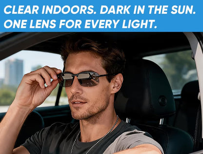 Photochromic Sunglasses with Anti-glare Polarized Lens