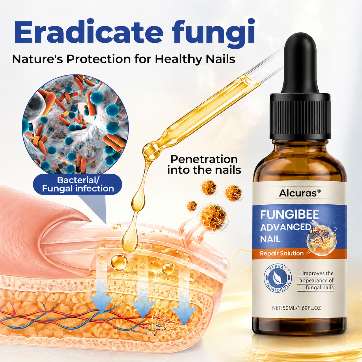 Alcuras® FungiBee Advanced Nail Repair Solution