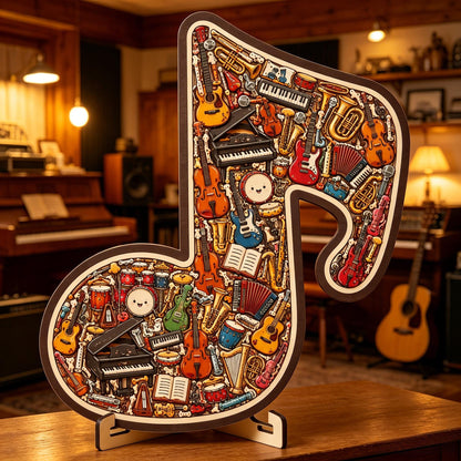 🔥Last Day 50% OFF - 🎶Musical Note Instrument Jigsaw Puzzle Ornament(✨Buy 2 Free Shipping)