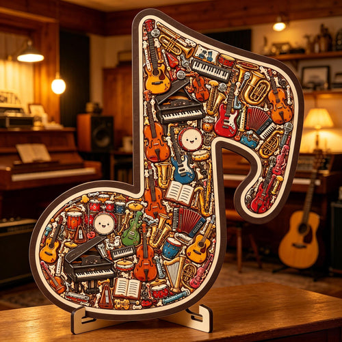 🔥Last Day 50% OFF - 🎶Musical Note Instrument Jigsaw Puzzle Ornament(✨Buy 2 Free Shipping)