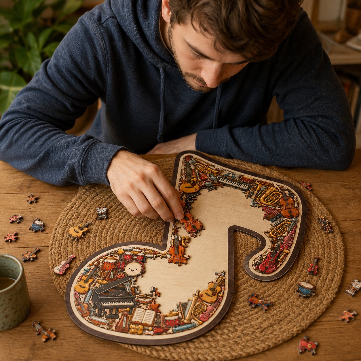 🔥Last Day 50% OFF - 🎶Musical Note Instrument Jigsaw Puzzle Ornament(✨Buy 2 Free Shipping)