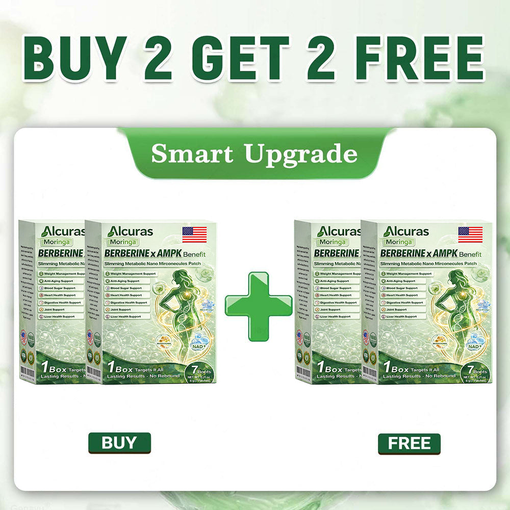 Alcuras® Moringa 8-Benefit Slimming & Metabolic Nano Microneedle changes in 7 days)  For obesity, Loose Skin,diabetes, sleep apnea, joint issues, and more