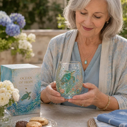 Limited Edition 2026 Garden Morning Bliss Glass Tea Cup☀️☕