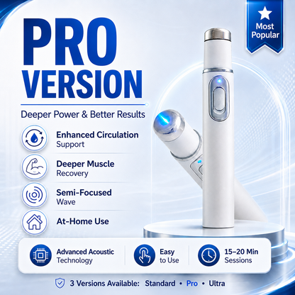 Mresio® Ultrasonic Shock Wave Therapy Massager——Restore Circulation. Relieve Deep Pain. Rebuild Male Confidence.