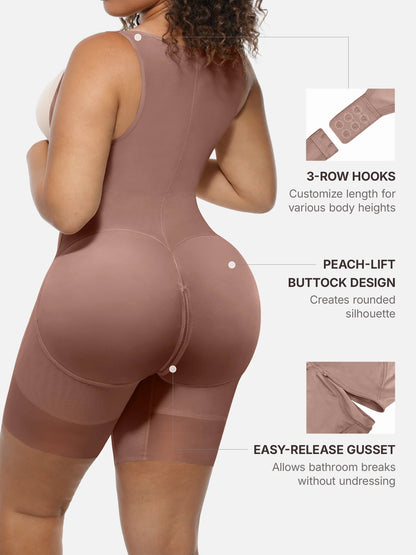 V-Shaped Faja Tummy Control Butt Lift Shapewear Bodysuit