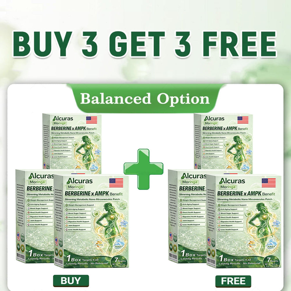 🔥Alcuras® Moringa 8-Benefit Slimming & Metabolic Nano Microneedle changes in 7 days)  For obesity, Loose Skin,diabetes, sleep apnea, joint issues, and more