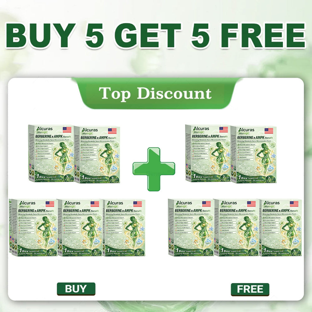 🔥Alcuras® Moringa 8-Benefit Slimming & Metabolic Nano Microneedle changes in 7 days)  For obesity, Loose Skin,diabetes, sleep apnea, joint issues, and more