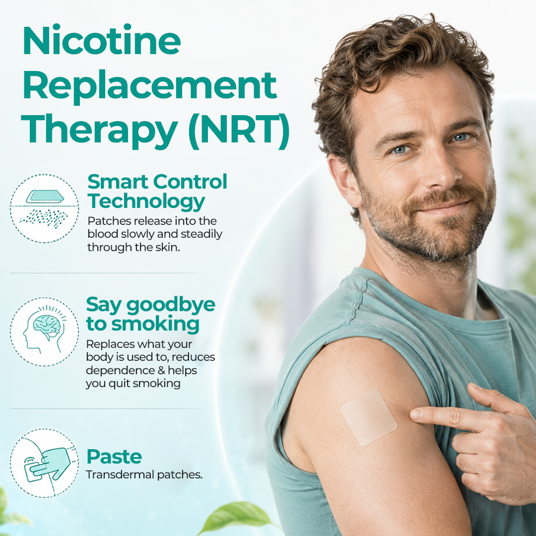 Alcuras® CraveEase Botanical Quit Support Patches