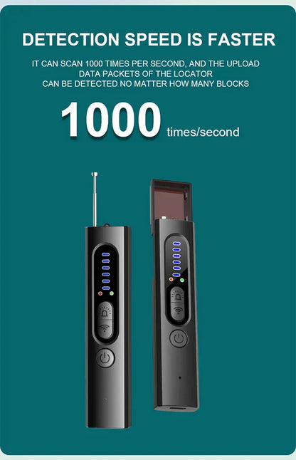 🥳2026 HOT SALE🥳💞50K+ SOLD!🚗🏨 50% OFF! Anti-Spy Detector – 5 detection modes, 6‑level sensitivity. Finds hidden cameras, listening devices & GPS trackers. Stay safe in hotels, cars, fitting rooms! 🌟💪