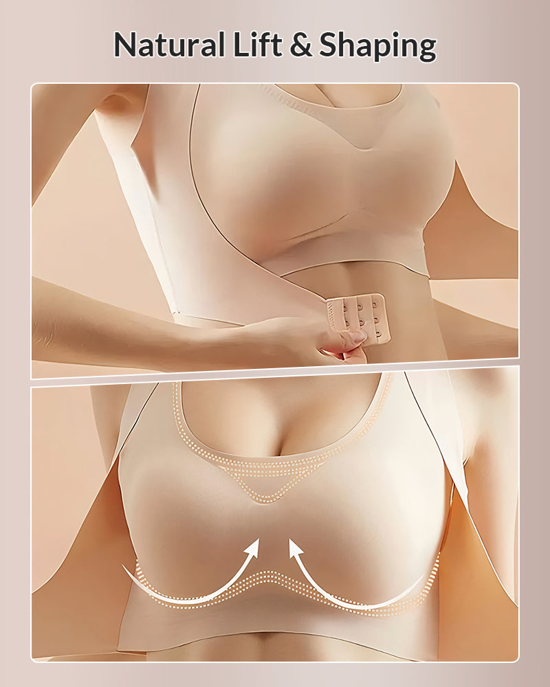 🔥Front Closure Cross-Back Wireless Posture Bra