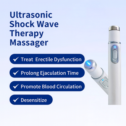 Mresio® Ultrasonic Shock Wave Therapy Massager——Restore Circulation. Relieve Deep Pain. Rebuild Male Confidence.
