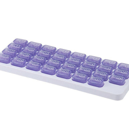 💪31-Day Detachable Monthly Pill Organizer