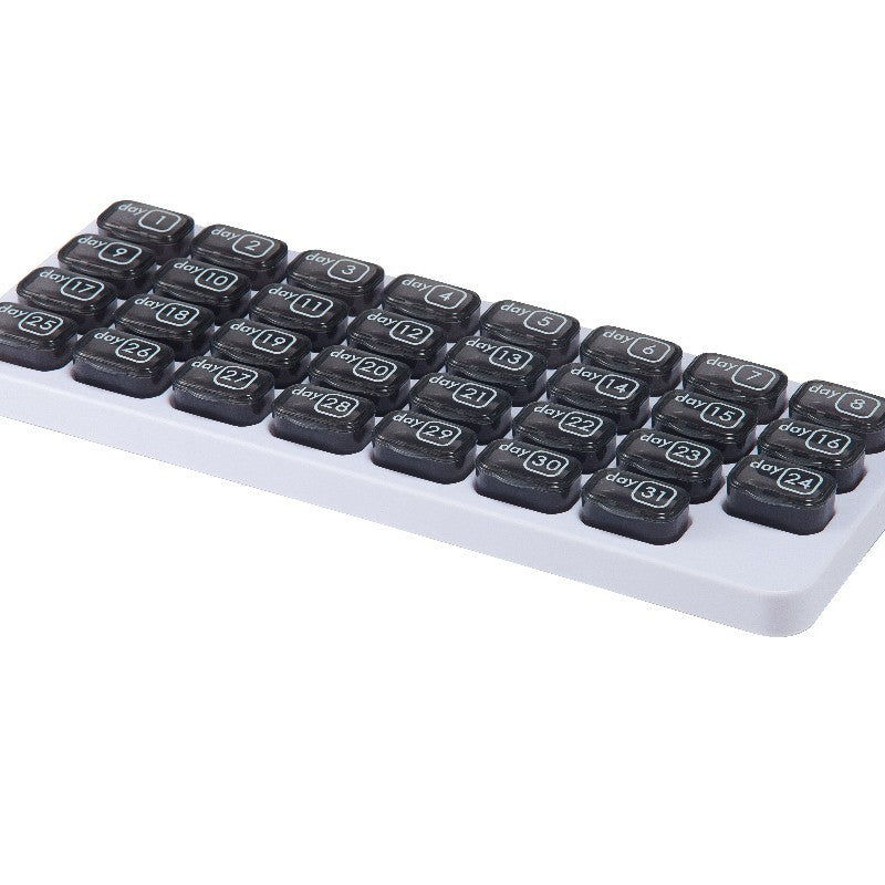 💪31-Day Detachable Monthly Pill Organizer