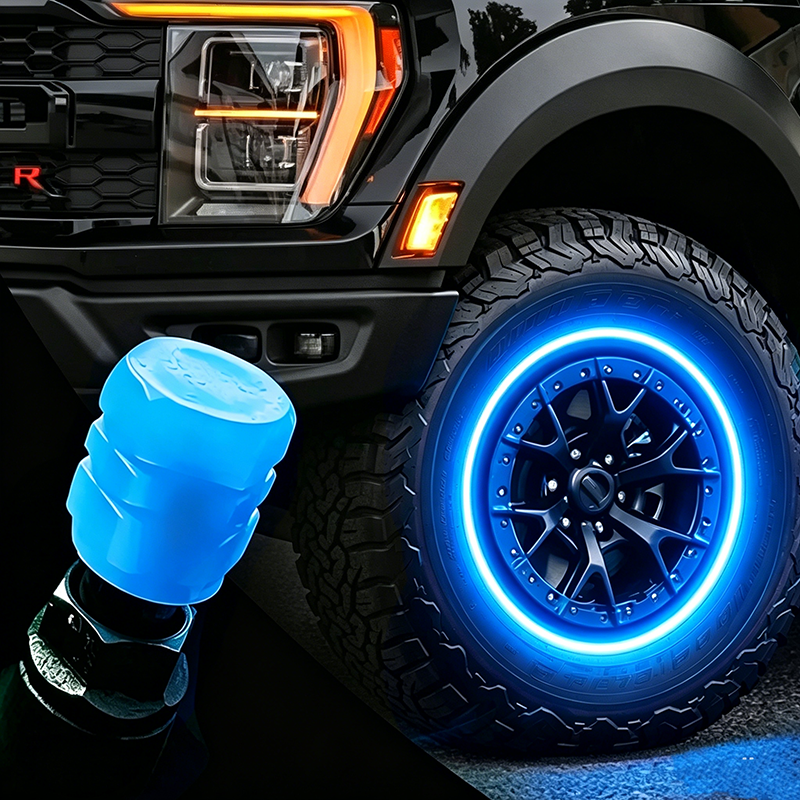 🔥💡Cool Glowing Tire Valve Caps – Instantly Upgrade Your Wheels
