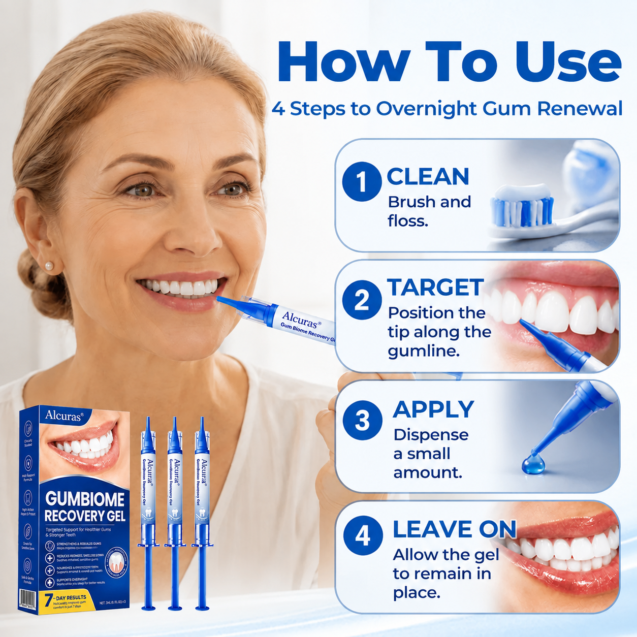 Alcuras® GumBiome Recovery Gel