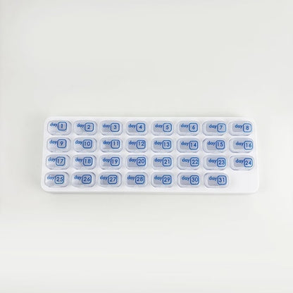💪31-Day Detachable Monthly Pill Organizer