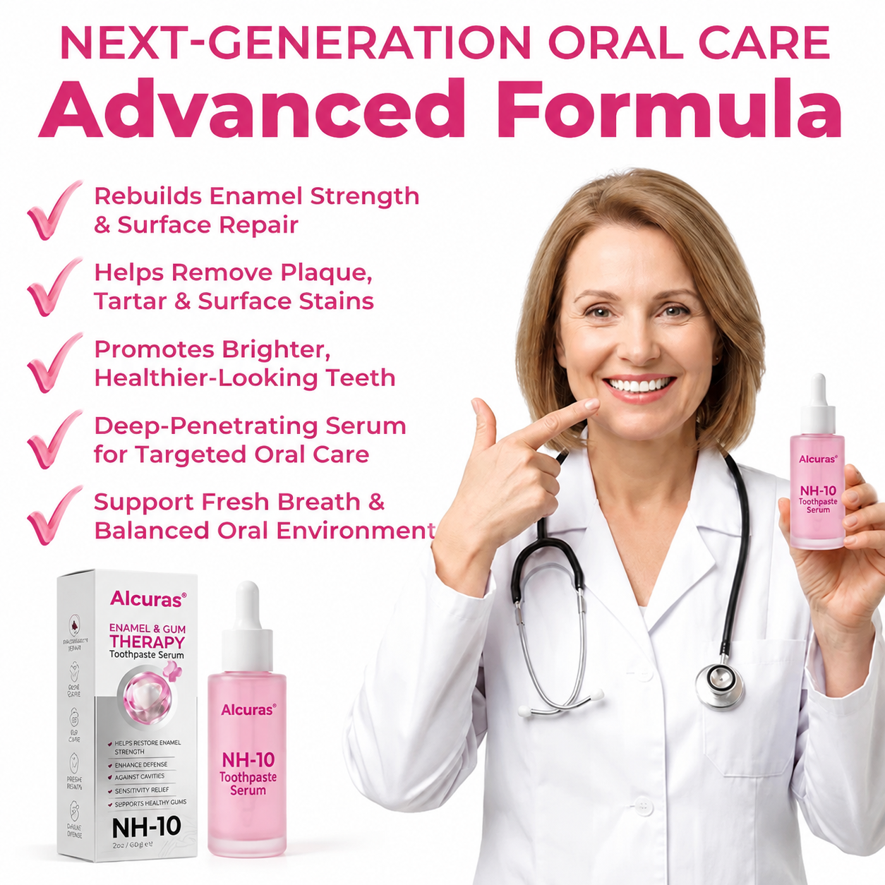 Alcuras® Thismile NH-10 Enamel & Gum Advanced Therapy Toothpaste Serum