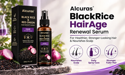 Alcuras® BlackRice HairAge Renewal Serum