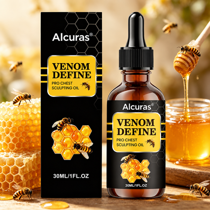 MEN’S CHEST-CONTOUR UPGRADE💪 Alcuras® VenomDefine Pro Chest Sculpting Oil 🐝 Daily Bee Venom Support for a Firmer-Looking, More Defined Chest