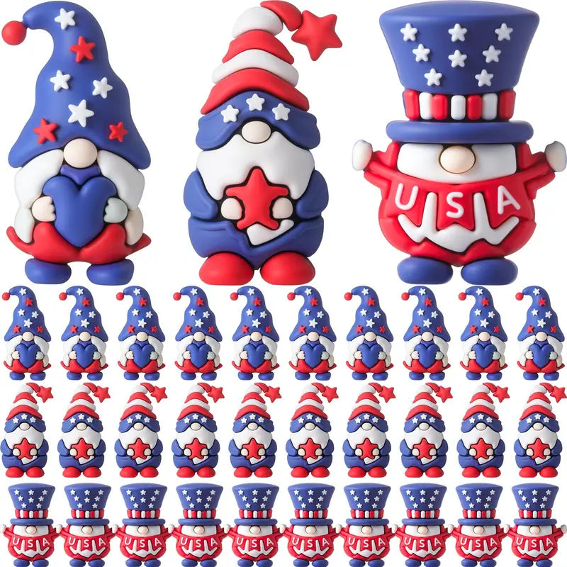 🎁 Patriotic Gnomes Figures 4th of July Gift