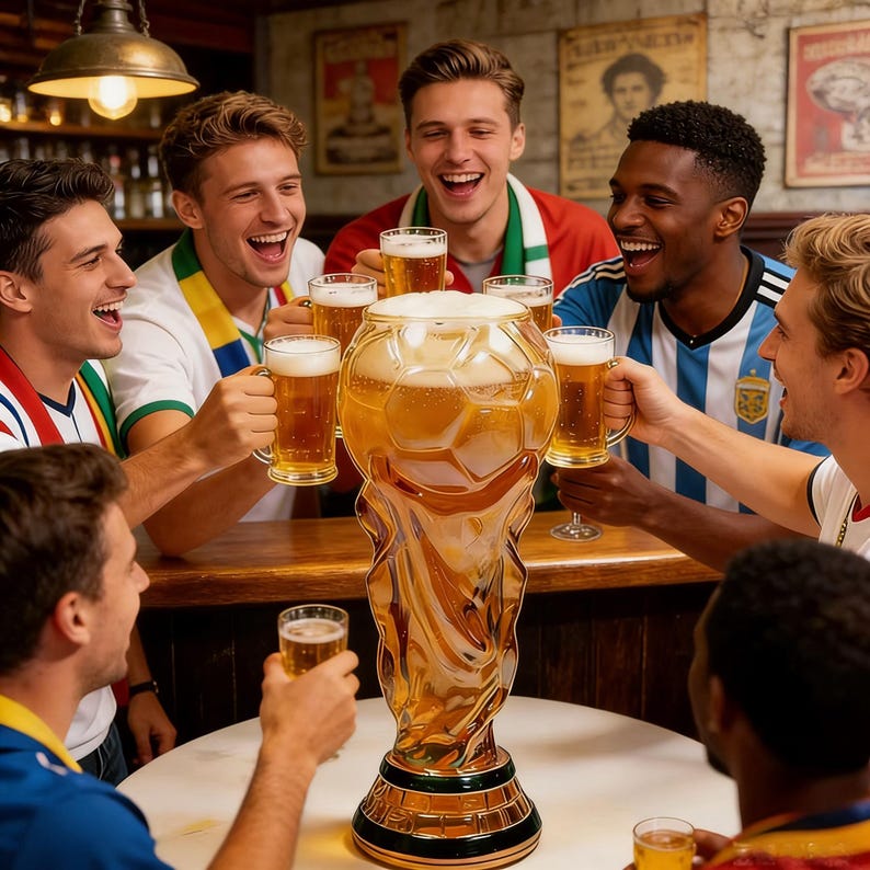 World Cup Trophy Beer Glass