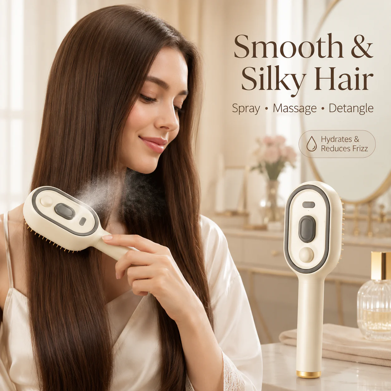 Electric Spray Air Cushion Massage Comb - Finds