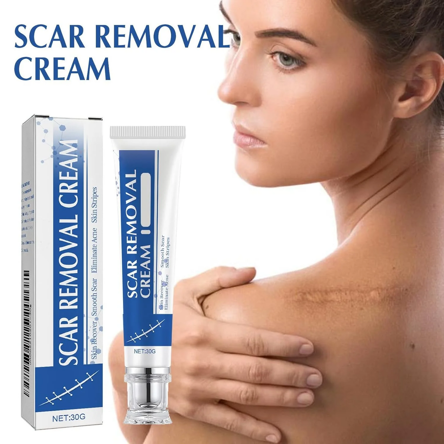 Alcuras Medical Grade Silicone Scar Cream – Smooth Scars Fast!