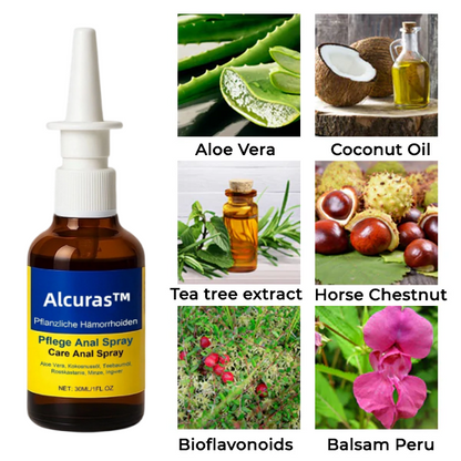 Alcuras™ Herbal Hemorrhoid Treatment Anal Spray Pro