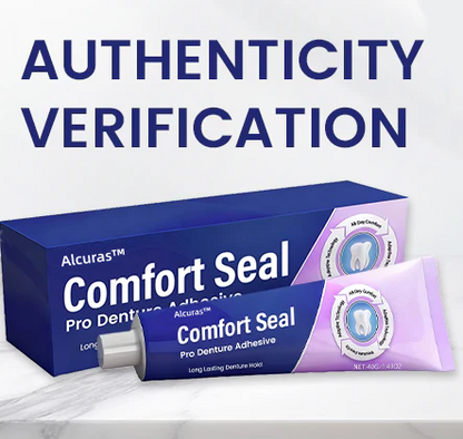 Alcuras® Comfort Seal Pro Denture Adhesive🦷💜(96- Hour Lock Hold, Comfortable & Zinc-Free Denture Fit) 🔥