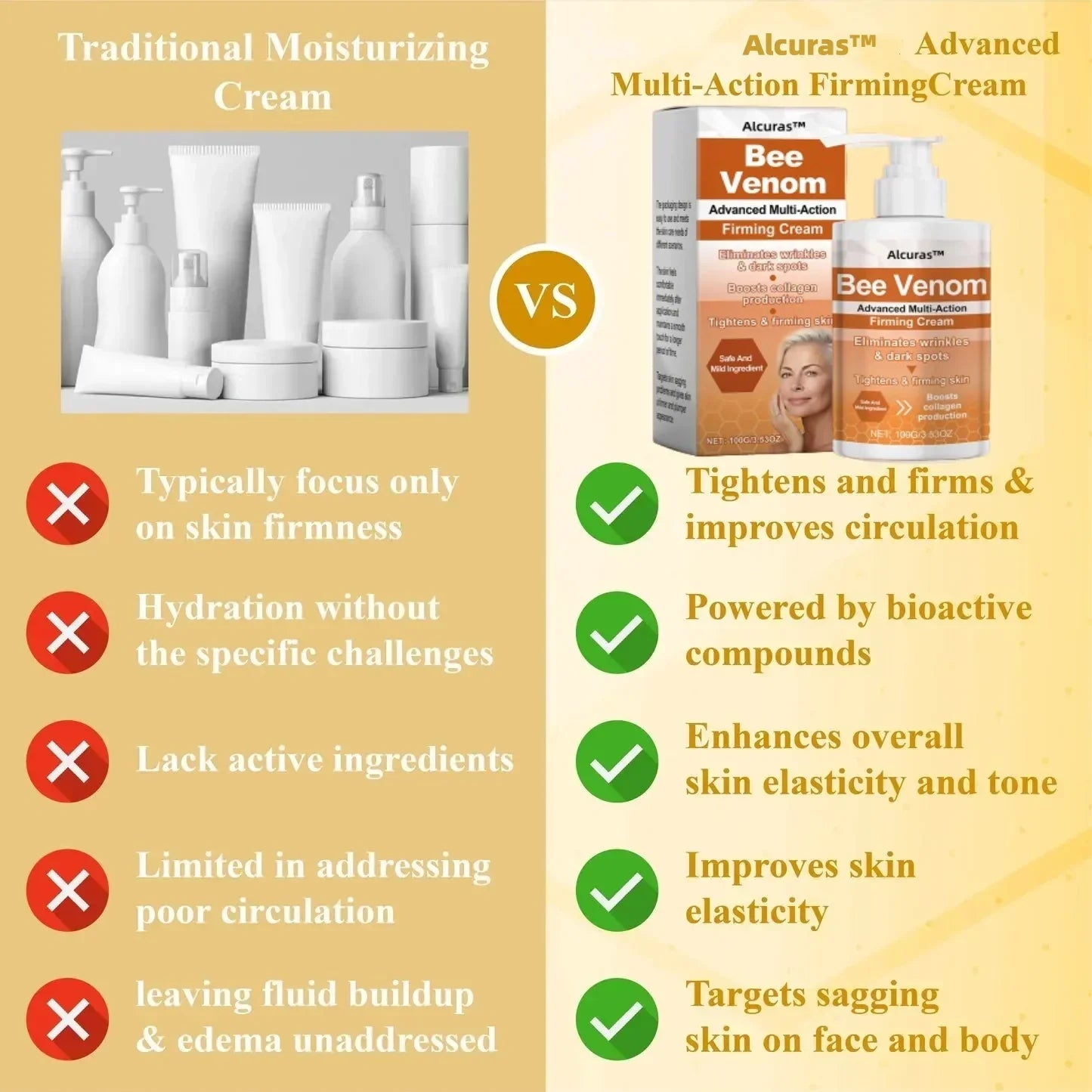 Alcuras™ Bee Venom Multi-Action Firming Cream