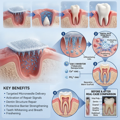 🦷Alcuras®️ Fast-Dissolving Tooth & Gum CareOral Strips - Daily Oral WellnessSupport