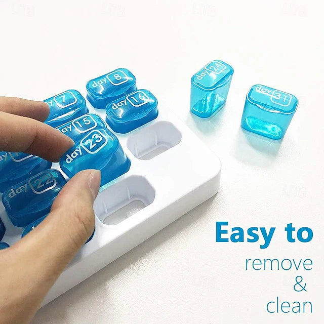 💪31-Day Detachable Monthly Pill Organizer